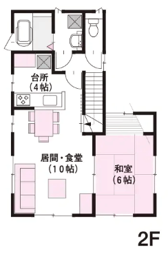 30坪の二世帯住宅間取り④変形した敷地を使った完全分離型の3階建て【ミサワホーム】