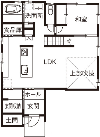 【3000万円の家】夫婦ふたり暮らし/吹き抜けが開放的な北欧モダンの2階建て